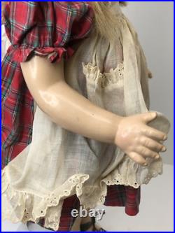 24 Antique Vintage Madame Alexander Mcguffey Anna All Original Compo Doll #ME