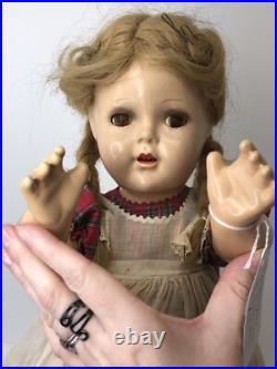 24 Antique Vintage Madame Alexander Mcguffey Anna All Original Compo Doll #ME