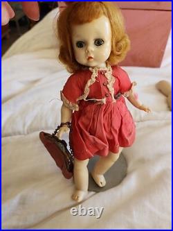 2 1950's Vintage Madame Alexander Dolls Lot, Ginny Wardrobe, Clothes, Accessory