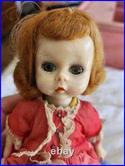 2 1950's Vintage Madame Alexander Dolls Lot, Ginny Wardrobe, Clothes, Accessory
