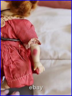 2 1950's Vintage Madame Alexander Dolls Lot, Ginny Wardrobe, Clothes, Accessory