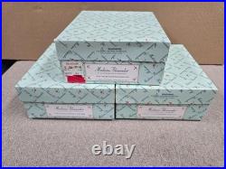 3 Madame Alexander Dolls NRFB Old Lady In House, Purple Sparkle, Teddy & Me MIB