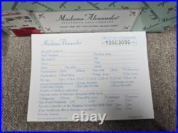 3 Madame Alexander Dolls NRFB Old Lady In House, Purple Sparkle, Teddy & Me MIB