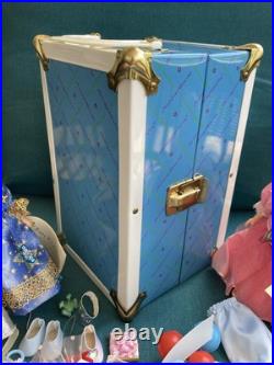 4 1990's Madame Alexander 8 Dolls Enchanted Storyland Americana Trunk Lot