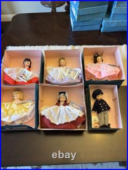 57 Madame Alexander New 8 Dolls Lot Vintage In Boxes And Tags 1980 1983 yrs