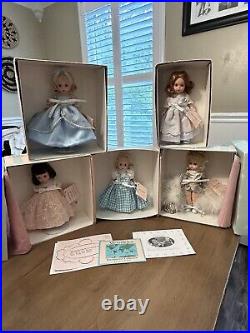 5 NIB 8 MADAME ALEXANDER Wendy DOLLS LAS VEGAS Blue Taffy Playdate Pink Wishes