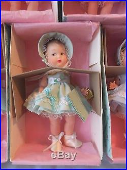 75th Anniversary Dionne Quintuplets Madame Alexander Nrfb Set Of 5 1998