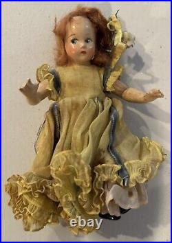 7 Vintage Original Madame Alexander Doll WithOriginal Dress