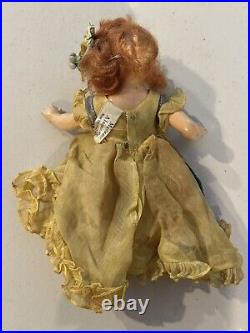 7 Vintage Original Madame Alexander Doll WithOriginal Dress