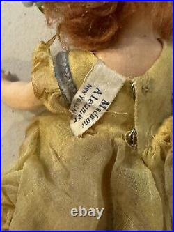 7 Vintage Original Madame Alexander Doll WithOriginal Dress