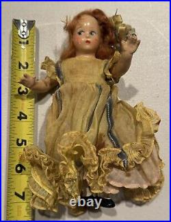 7 Vintage Original Madame Alexander Doll WithOriginal Dress