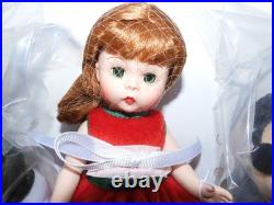 8 Madame Alexander Doll Caroling With Mickey And Minnie Christmas Disney NRFB