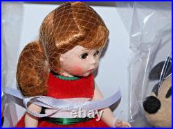 8 Madame Alexander Doll Caroling With Mickey And Minnie Christmas Disney NRFB