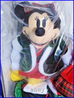8 Madame Alexander Doll Caroling With Mickey And Minnie Christmas Disney NRFB