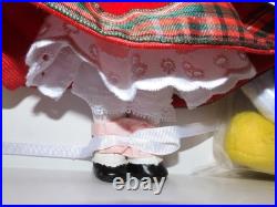 8 Madame Alexander Doll Caroling With Mickey And Minnie Christmas Disney NRFB