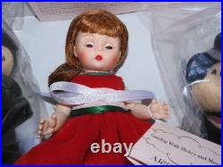 8 Madame Alexander Doll Caroling With Mickey And Minnie Christmas Disney NRFB