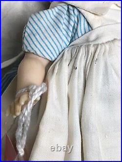 8 Vintage Antique Madame Alexander Nurse Hospital Blonde Bent Knee Walker #A