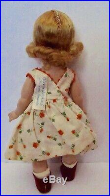 8orig. 1956 Madame Alexander-kins Wendy Weather Triple Stitched Hair Mib