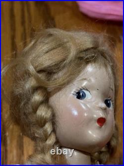 9 ANTIQUE MADAME ALEXANDER DOLL McGUFFEY ANA COMPOSITION ALL ORIGINAL