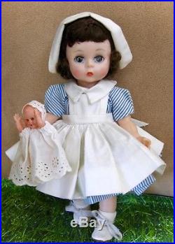Adorable Vintage Hard Plastic Wendy Kins Nurse Doll #460 By Madame Alexander