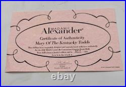 Alexander 10 MARY OF THE KENTUCKY TODDS Doll, 66460, 2013 MADC Louisville, NEW