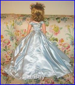 Alexander Cissy 2097-1955-Blue Satin Gown Child's Dream Comes True