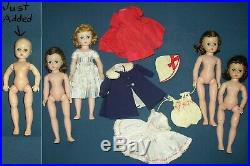 Alexander Vintage Lissy 11 12 (5 Hard Plastic Dolls & Clothes) One Tag