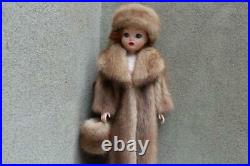 Autumn Haze Mink Fur Coat Hat & Muff 4 Madame Alexander Cissy dollsby dimitha