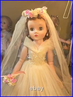 BEAUTIFUL 15 Madame Alexander Jointed Elise Bride Doll Circa 1957