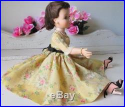 Beautiful 1950'S MADAME ALEXANDER CISSY with Tagged Floral Dress