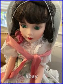 Beautiful 21 Madame Alexander Scarlett O`hara Doll In Picnic Dress #0475
