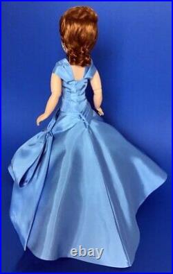 Beautiful Replica Cissy Doll Blue Rhinestone Side Drape Gown (no doll)