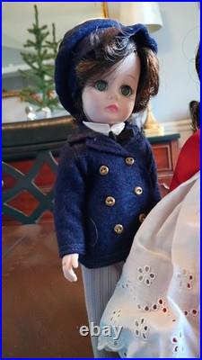 Beautiful Set of six Madame Alexander Little Women Dolls 11 to 12 inch READ