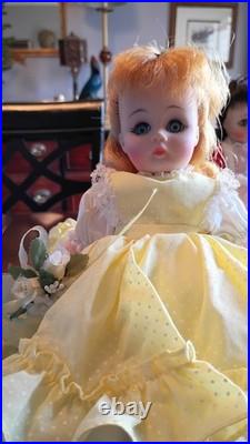 Beautiful Set of six Madame Alexander Little Women Dolls 11 to 12 inch READ