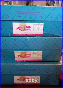 Beautiful Set of six Madame Alexander Little Women Dolls 11 to 12 inch READ