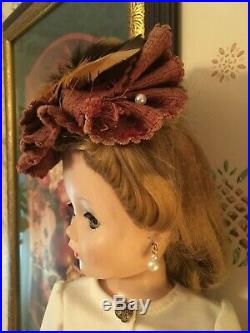 Beautiful Skirt Sweater Hat Outfit for Vintage Madame Alexander Cissy Doll