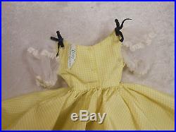 Beautiful Vintage Madame Alexander CISSY HTF Raincoat, Hat and Dress A Must See