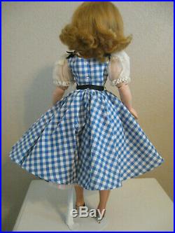 CISSY'S 1955 BLUE & WHITE CHECK DAY DRESS-PLEASE READ DESCRIPTION (No Doll)
