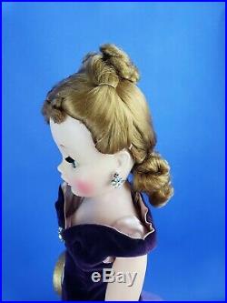 CISSY VHTF Doll in PURPLE TORSO GOWN 1957