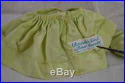 Circa 1950's Tagged Madame Alexander Kins Mint Green Taffeta Dress