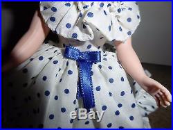 Cissette in Blue Dotted Dress