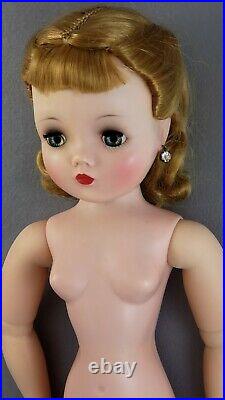 Cissy Doll 1958 Madame Alexander Vintage Blonde Blue Eyes Nude Ready To Dress