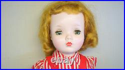 Cissy Madame Alexander Doll w Red Dress Hat Shoes & Acc