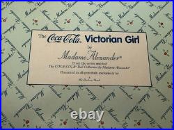 Coca-Cola Victorian Girl Doll by Madame Alexander NIB Limited Edition Collector