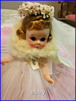 Collectible Rare Vintage 1950s #383 By Madame AlexanderWendy Bridal Doll