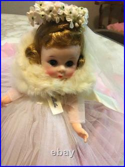 Collectible Rare Vintage 1950s #383 By Madame AlexanderWendy Bridal Doll