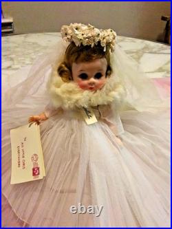Collectible Rare Vintage 1950s #383 By Madame AlexanderWendy Bridal Doll
