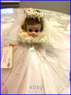 Collectible Rare Vintage 1950s #383 By Madame AlexanderWendy Bridal Doll