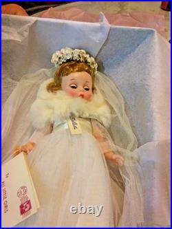 Collectible Rare Vintage 1950s #383 By Madame AlexanderWendy Bridal Doll