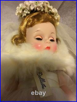 Collectible Rare Vintage 1950s #383 By Madame AlexanderWendy Bridal Doll